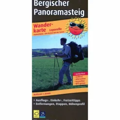 BERGISCHER PANORAMASTEIG WANDERKARTE 1 : 30.000 - Wanderkarte
