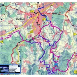 BERGISCHER PANORAMASTEIG WANDERKARTE 1 : 30.000 - Wanderkarte