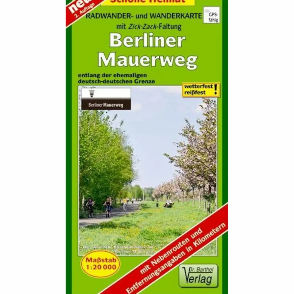 BERLINER MAUERWEG 1 : 20 000 - Wanderkarte
