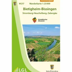 BIETIGHEIM-BISSINGEN - STROMBERG-HEUCHELBERG, ZABERGÄU - Wanderkarte
