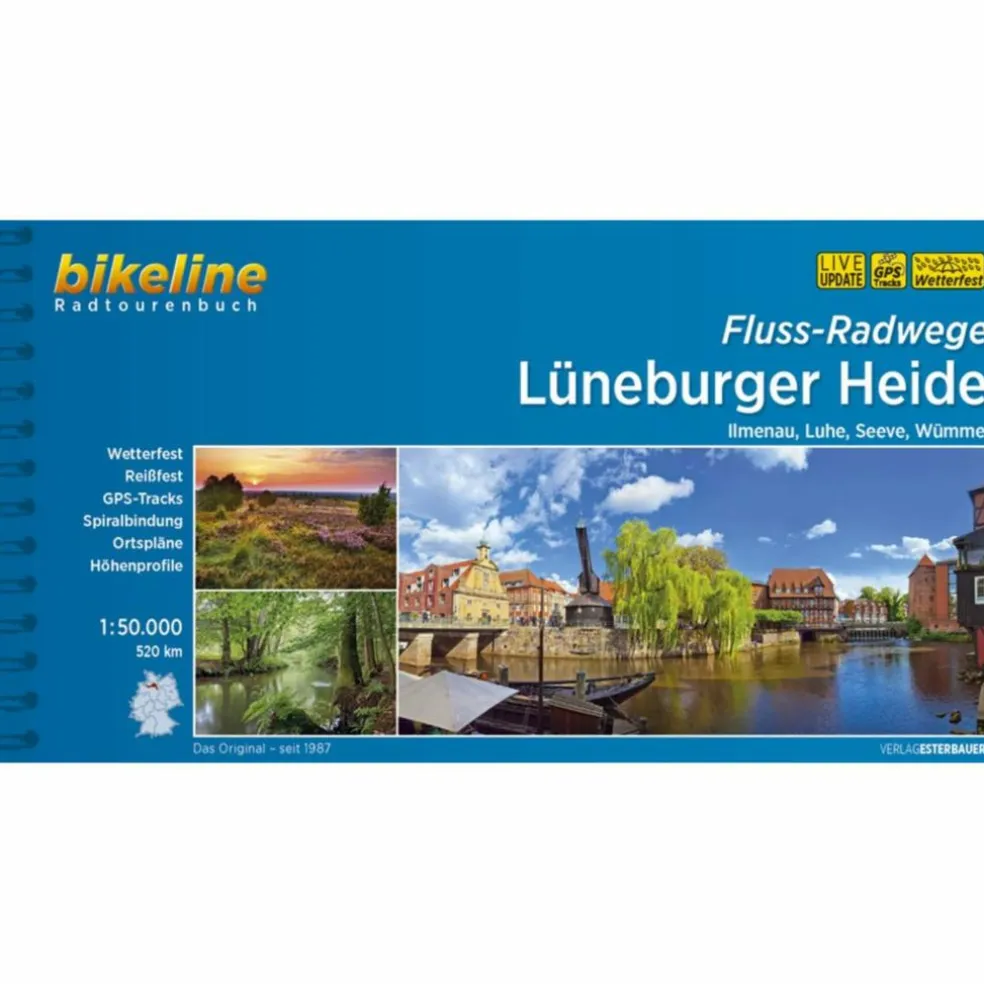 BIKELINE FLUSSRADWEGE LÜNEBURGER HEIDE - Radwanderführer