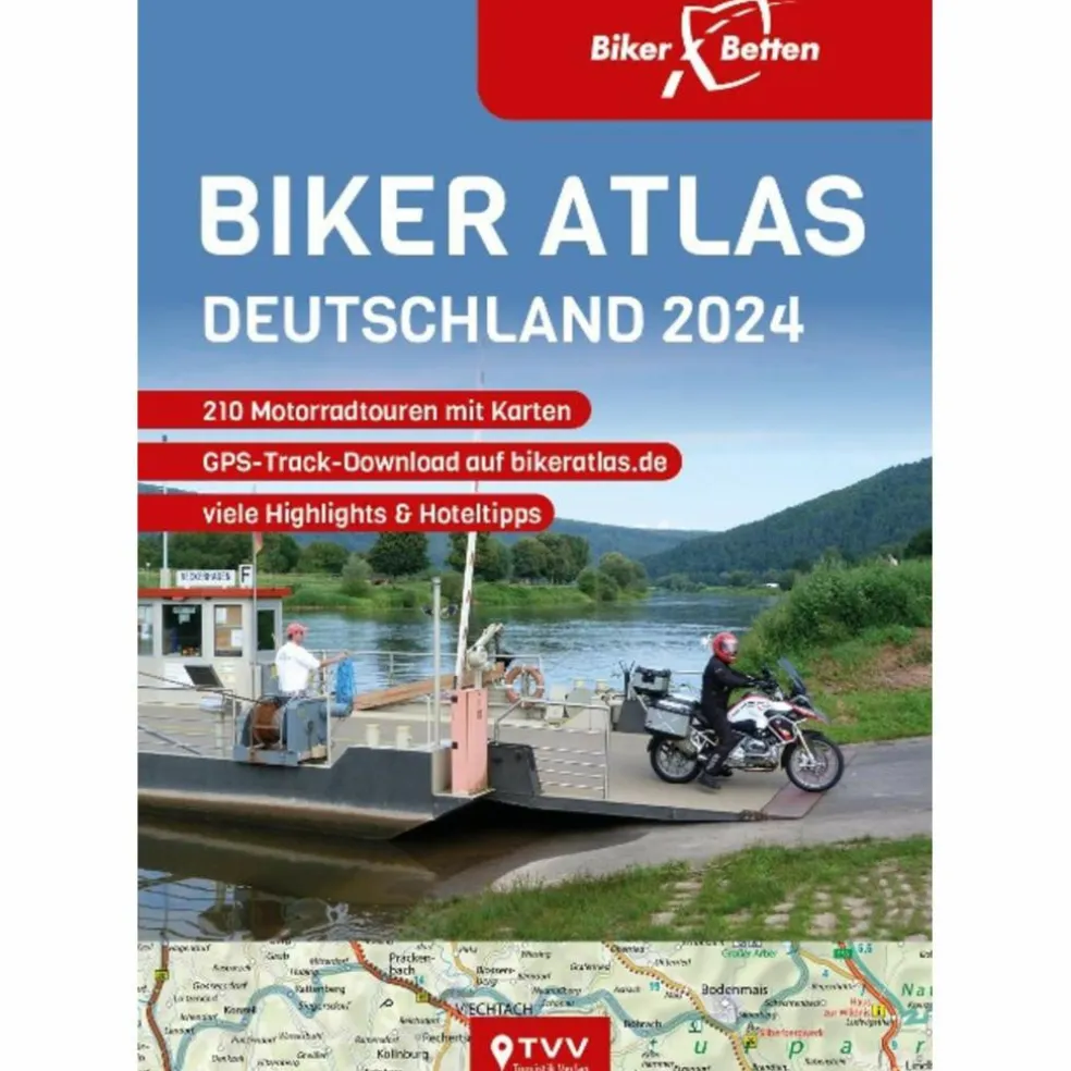 BIKER ATLAS DEUTSCHLAND 2024 - Reiseführer
