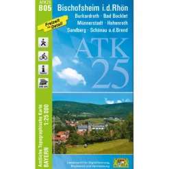 BISCHOFSHEIM I.D.RHÖN 1:25 000 - Wanderkarte