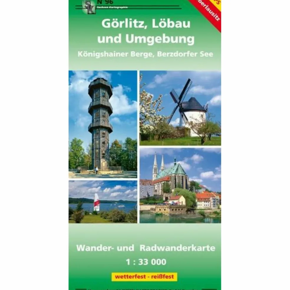 BLATT 96 GÖRLITZ, LÖBAU UND UMGEBUNG - Wanderkarte