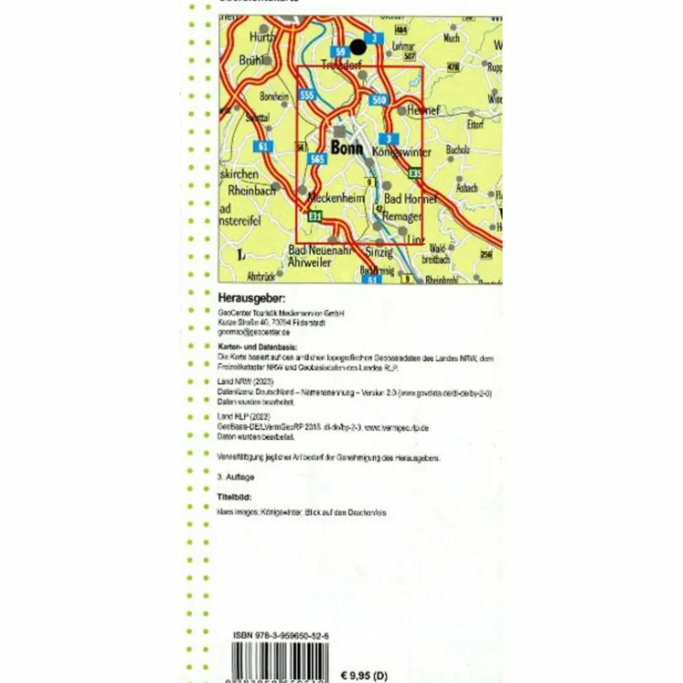 BONN, SIEBENGEBIRGE UND KOTTENFORST BLATT 22 - Wanderkarte