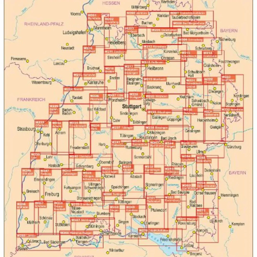 BOPFINGEN - DINKELSBÜHL, NÖRDLINGEN. WANDERKARTE 1:25.000