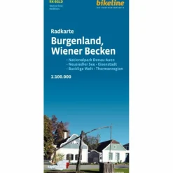 BURGENLAND - WIENER BECKEN 1:75.000 - Fahrradkarte