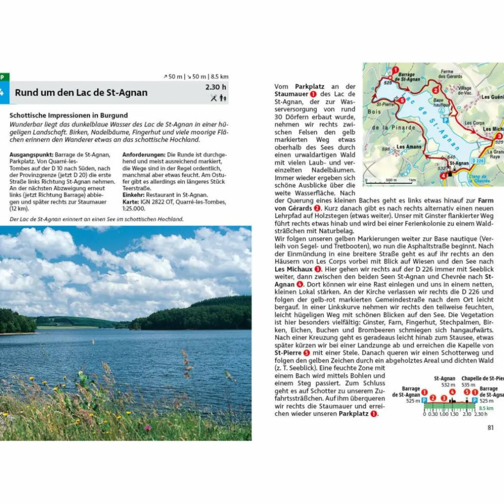 BURGUND - Wanderführer