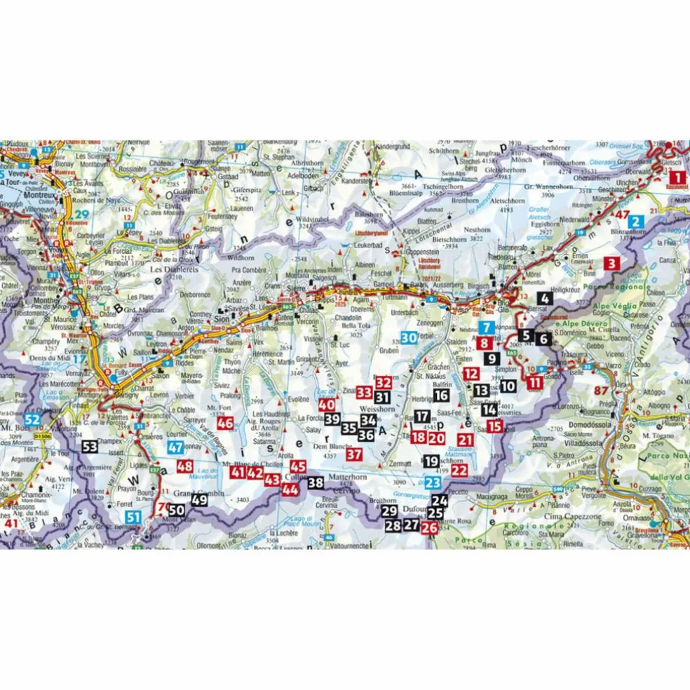 BVR SKITOURENFÜHRER WALLISER ALPEN