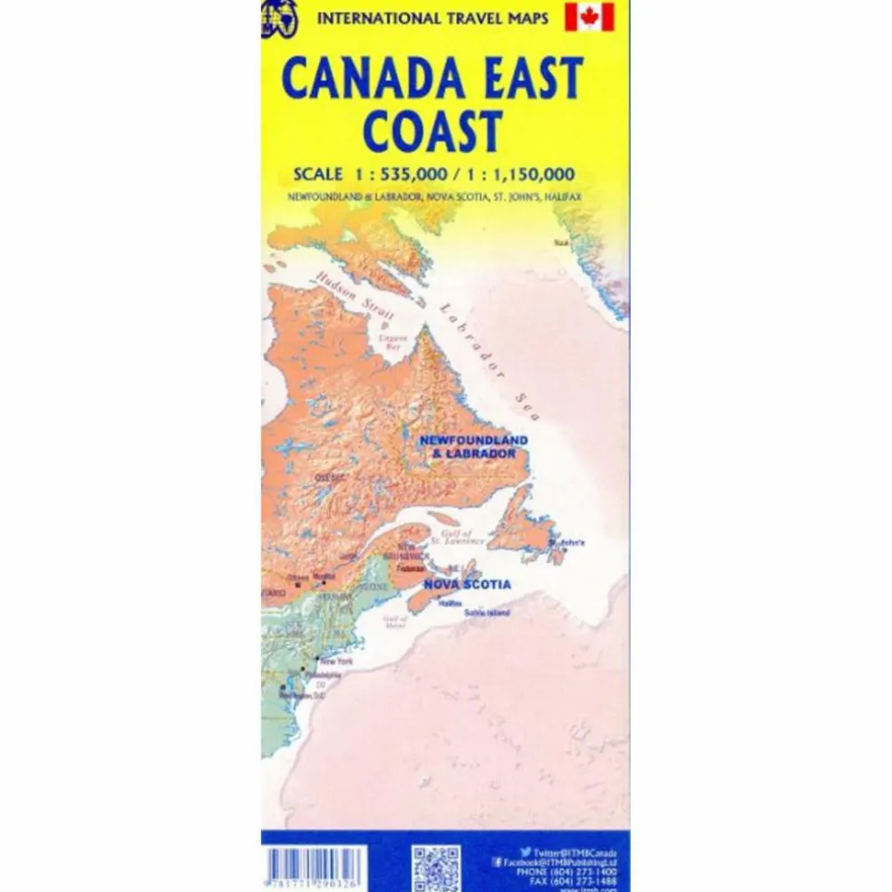 CANADA EAST COAST - Straßenkarte