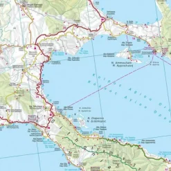 CHALKIDIKI - THASOS - OLYMP, STRAßEN- UND FREIZEITKARTE - Straßenkarte