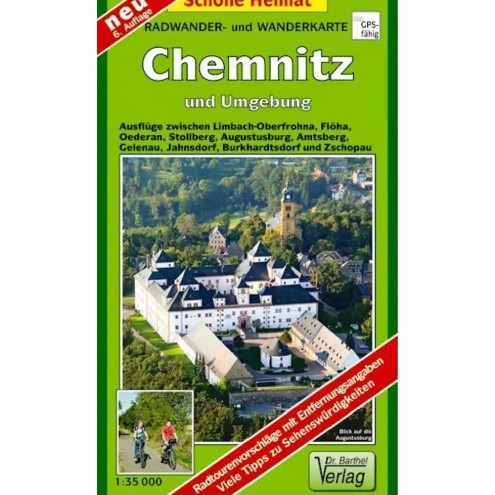 CHEMNITZ UND UMGEBUNG 1 : 35 000. RADWAN - Wanderkarte