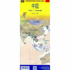 CHINA 1:4000000 - Straßenkarte