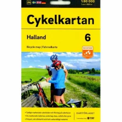 CYKELKARTAN BLAD 6 HALLAND 1:90000 - Fahrradkarte