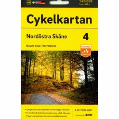 CYKELKARTAN BLAD 4 NORDÖSTRA SKÅNE 1:90000 - Fahrradkarte