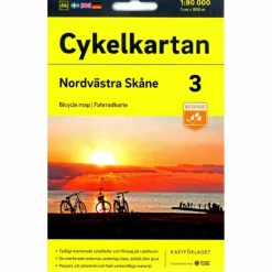 CYKELKARTAN BLAD 3 NORDVÄSTRA SKÅNE 1:90000 - Fahrradkarte