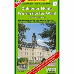 DAHLENER HEIDE / WERMSDORFER WALD UND UMGEBUNG - Wanderkarte