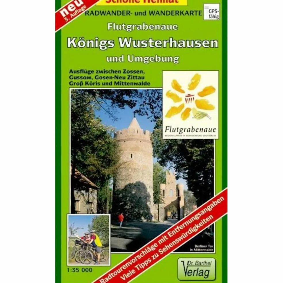 DAHME-SEEN UND FLUTGRABENAUE 1 : 35 000. - Wanderkarte