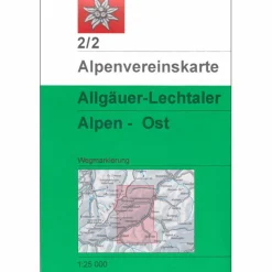 DAV 2/2 ALLGÄUER/LECHTALER ALPEN - Wanderkarte