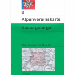DAV 8 KAISERGEBIRGE - Wanderkarte