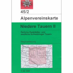 DAV 45/2 NIEDERE TAUERN - Wanderkarte