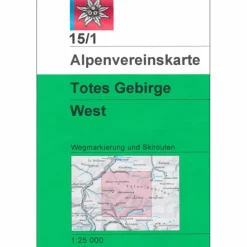 DAV 15/1 TOTES GEBIRGE WEST 1:25T - Wanderkarte