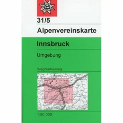 DAV 31/5 WEG INNSBRUCK UND UMGEBUNG - Wanderkarte