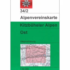 DAV 34/2 WEG KITZBÜHELER ALPEN OST - Wanderkarte