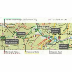 DER OSTHARZ 1:30.000 - Fahrradkarte