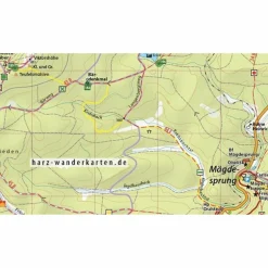 DER OSTHARZ 1:30.000 - Fahrradkarte