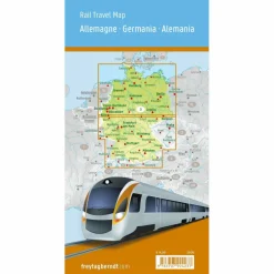 DEUTSCHLAND, RAIL TRAVEL MAP 1:500.000, FREYTAG & BERNDT - Karte
