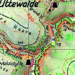 DIE BASTEI - Wanderkarte