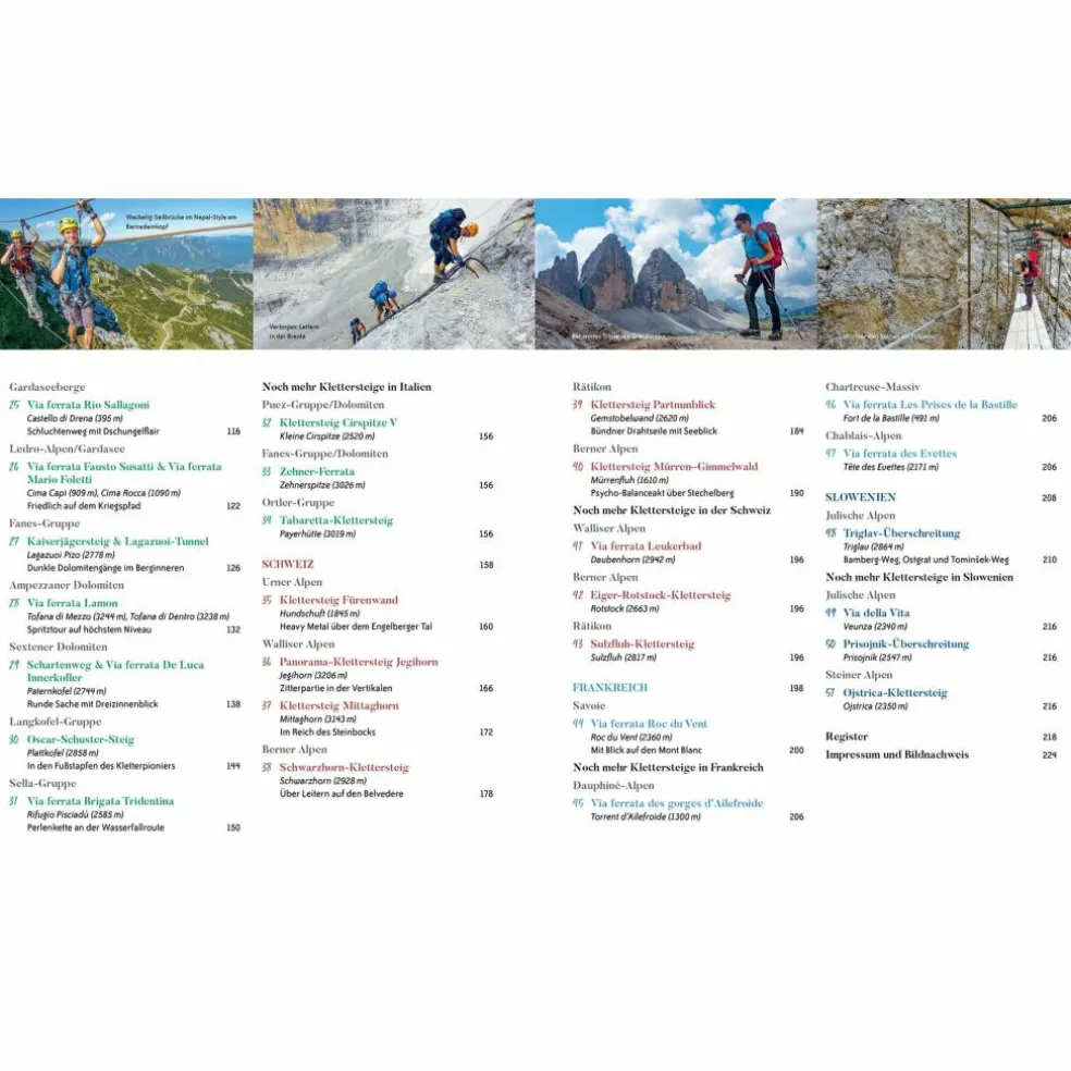 DIE ULTIMATIVEN KLETTERSTEIGE IN DEN ALPEN - Kletterführer