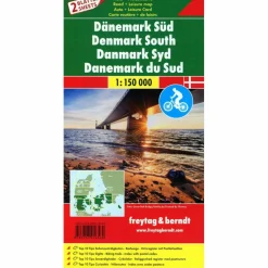 DÄNEMARK NORD UND SÜD 1:150.000 - Straßenkarte