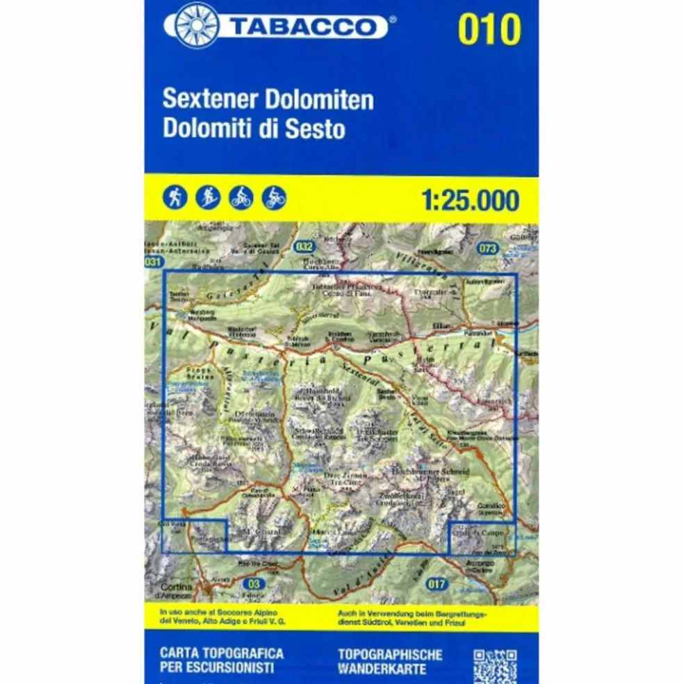DOLOMITI DI SESTO / SEXTENER DOLOMITEN 1:25 000 - Wanderkarte