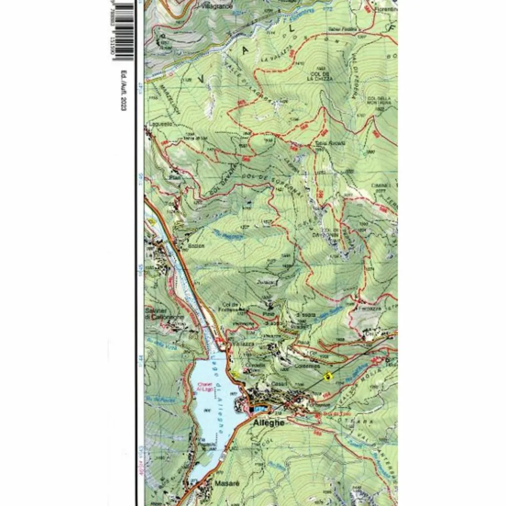 DOLOMITI ZOLDO CADORINE E AGORDINE 1:25 000 - Wanderkarte