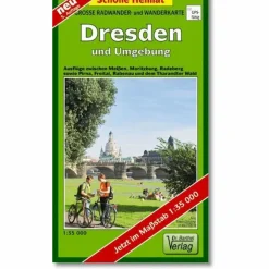 DRESDEN UND UMGEBUNG 1 : 50 000. RADWAND - Wanderkarte