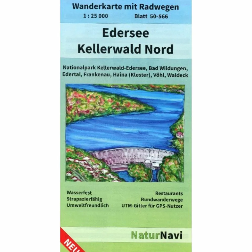 EDERSEE - KELLERWALD NORD, BLATT 50-566, 1 : 25 000