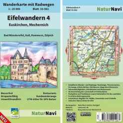EIFELWANDERN 4 - EUSKIRCHEN, MECHERNICH 1 : 25 000 - Wanderkarte