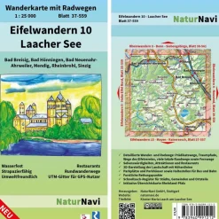 EIFELWANDERN 10 - LAACHER SEE 1:25 000 - Wanderkarte