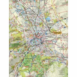 ERFURT UND UMGEBUNG 1 : 35 000 - Wanderkarte