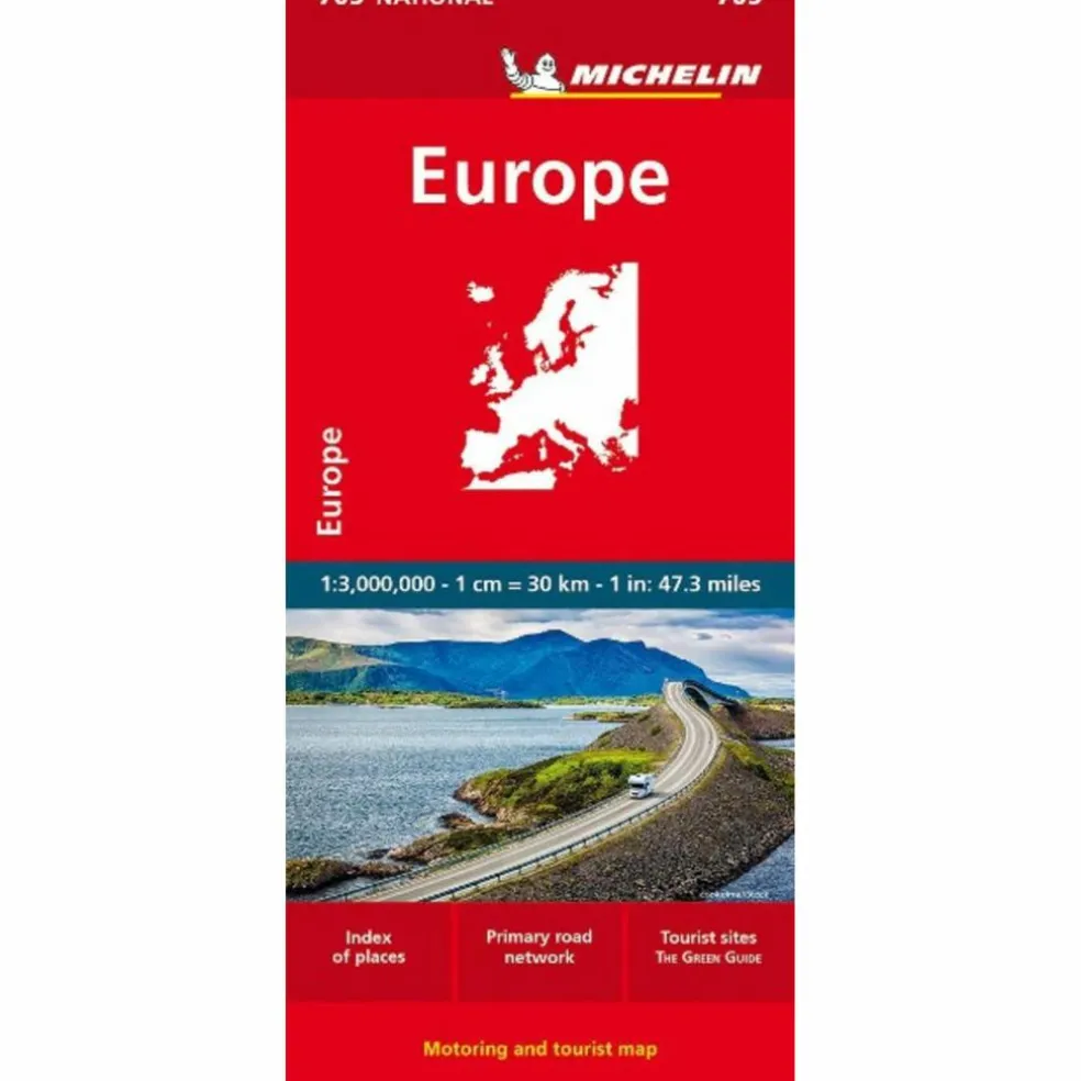 EUROPE - MICHELIN NATIONAL MAP 705 - Straßenkarte