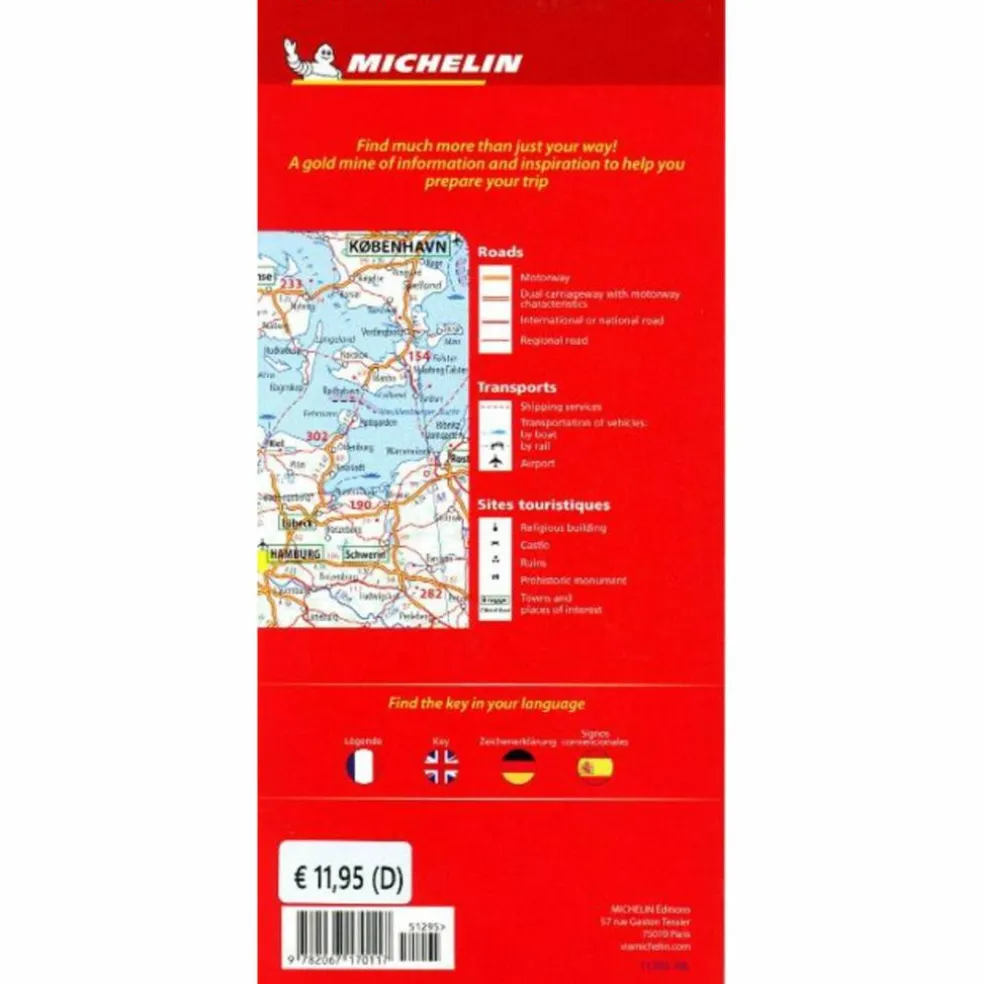 EUROPE - MICHELIN NATIONAL MAP 705 - Straßenkarte