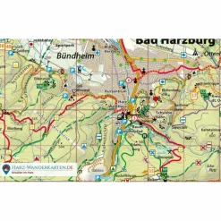 FAHRRADKARTE HARZ 1 : 50 000