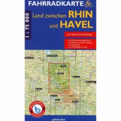 FAHRRADKARTE LAND ZWISCHEN RHIN UND HAVEL 1:75.000 - Fahrradkarte