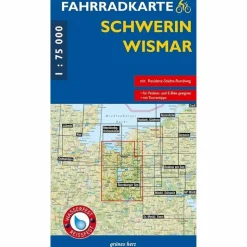 FAHRRADKARTE SCHWERIN - WISMAR 1:75.000 - Fahrradkarte