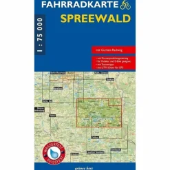 FAHRRADKARTE SPREEWALD 1:75 000 - Fahrradkarte