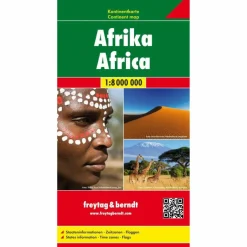 F+B AFRIKA, KONTINENTKARTE 1:8 000 000 - Straßenkarte