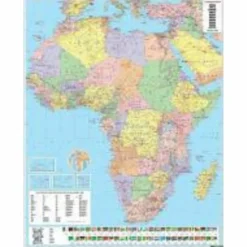 F+B AFRIKA PHYSISCH / POLITISCH - Straßenkarte