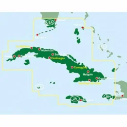 F+B AUTOKARTE KUBA 1:900.000 - Straßenkarte